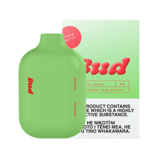 Sour Apple | Bud Disposable Vape | 5000 Puffs - NZ Vapez 