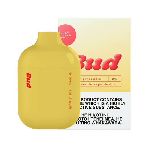 Sour Pineapple | Bud Disposable Vape | 5000 Puffs - NZ Vapez 