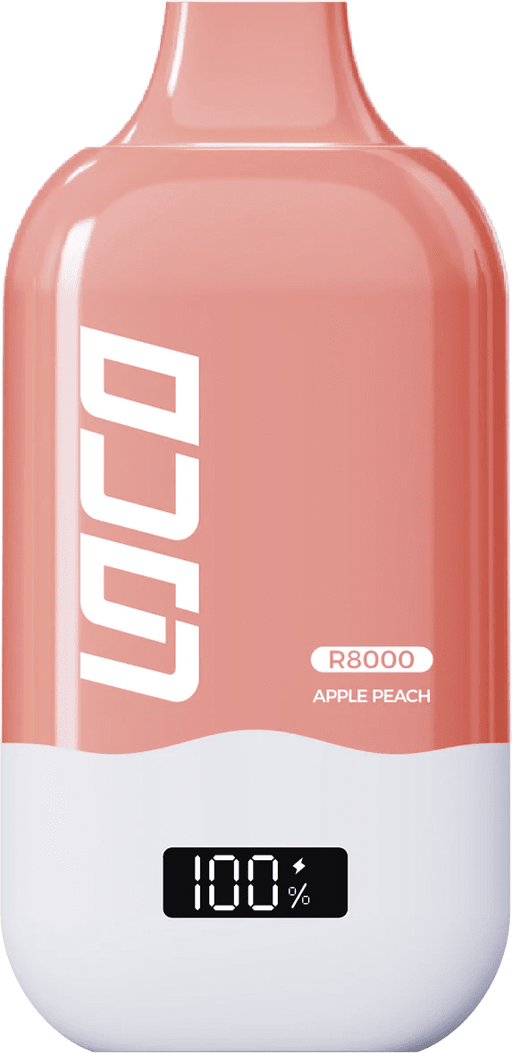 Loco R8000 Apple Peach - NZ Vapez 
