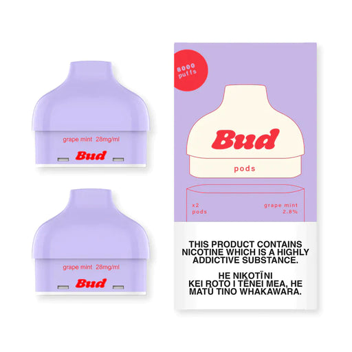 Grape Mint| Bud Replacement Pods (2 Pack) - NZ Vapez 