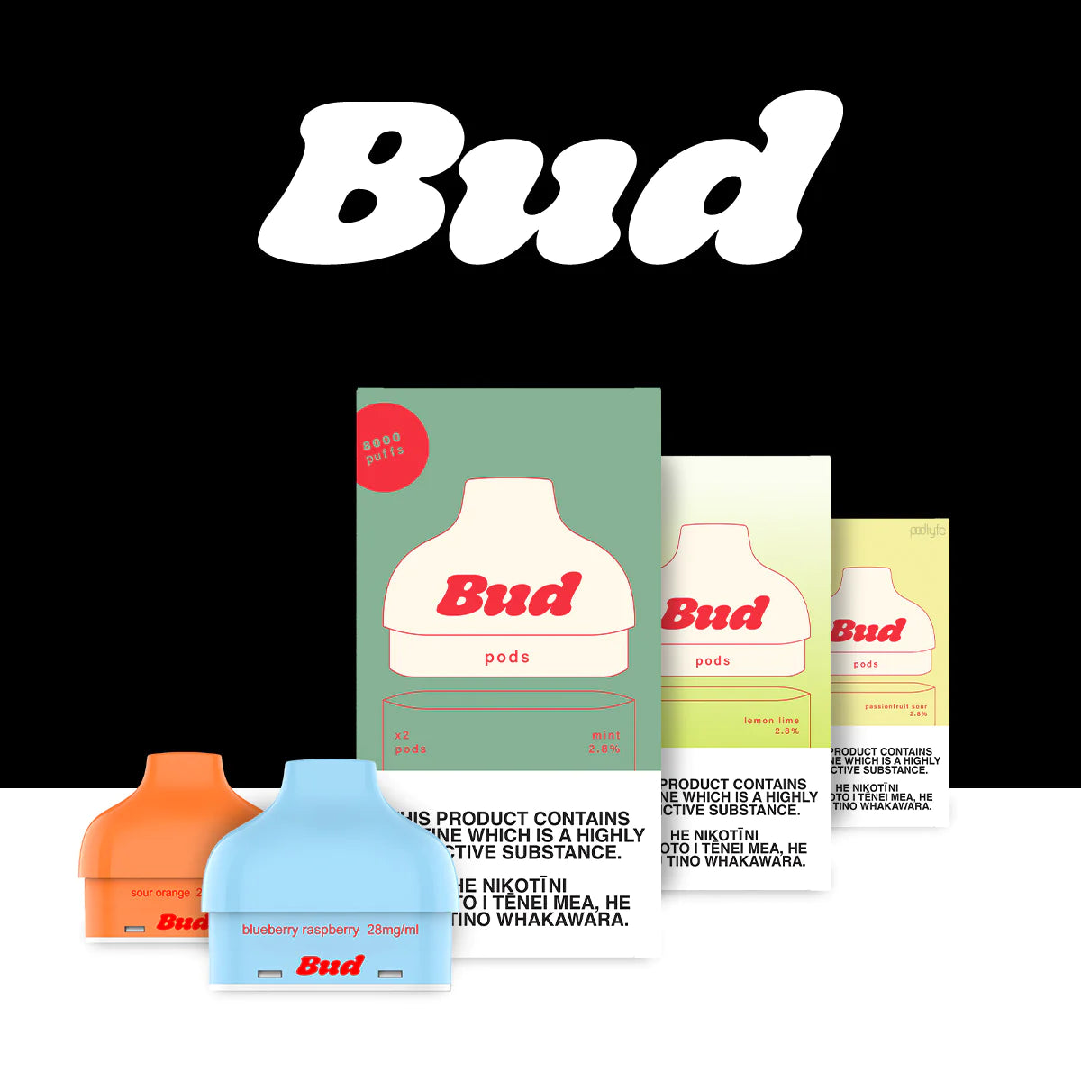 Bud Replacement Pods (2 Pack) - NZ Vapez 