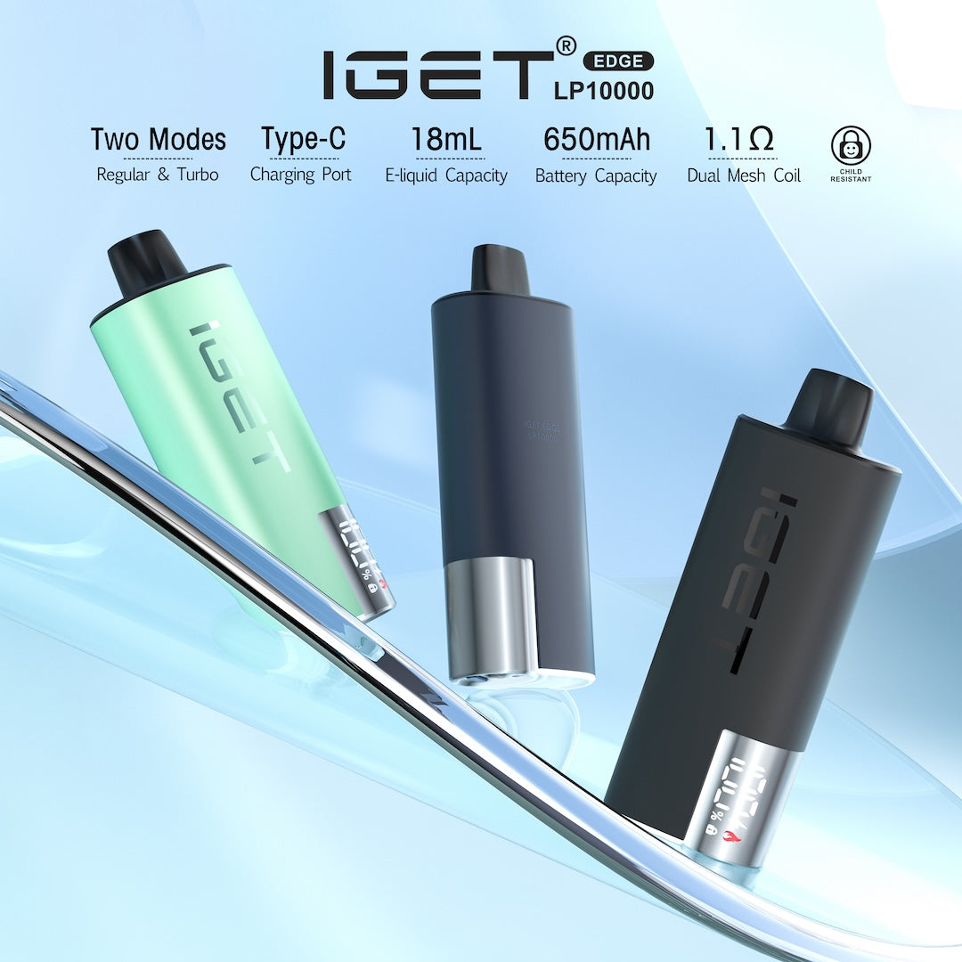 IGET EDGE 10K | 10000 PUFFS | IGET Christchurch Vape Store — NZ Vapez