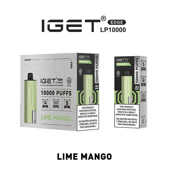 IGET EDGE 10000 PUFFS STARTER KIT - NZ Vapez 