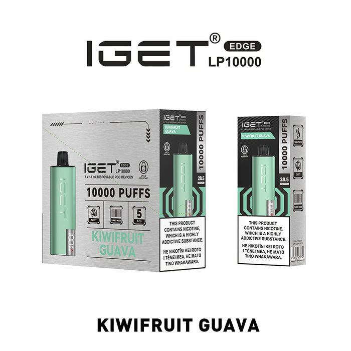 IGET EDGE 10000 PUFFS STARTER KIT - NZ Vapez 