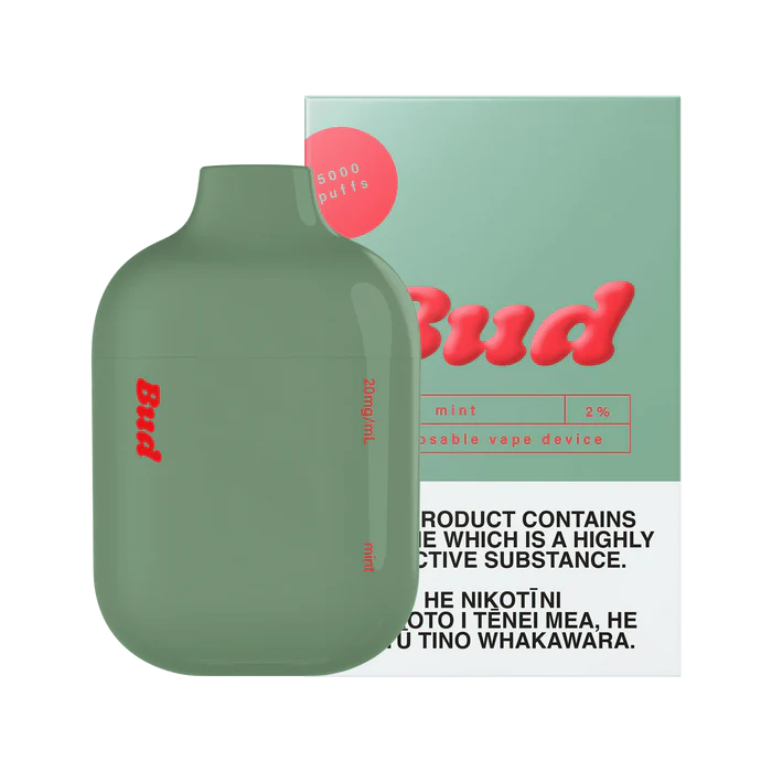 Mint | Bud Disposable Vape | 5000 Puffs - NZ Vapez 