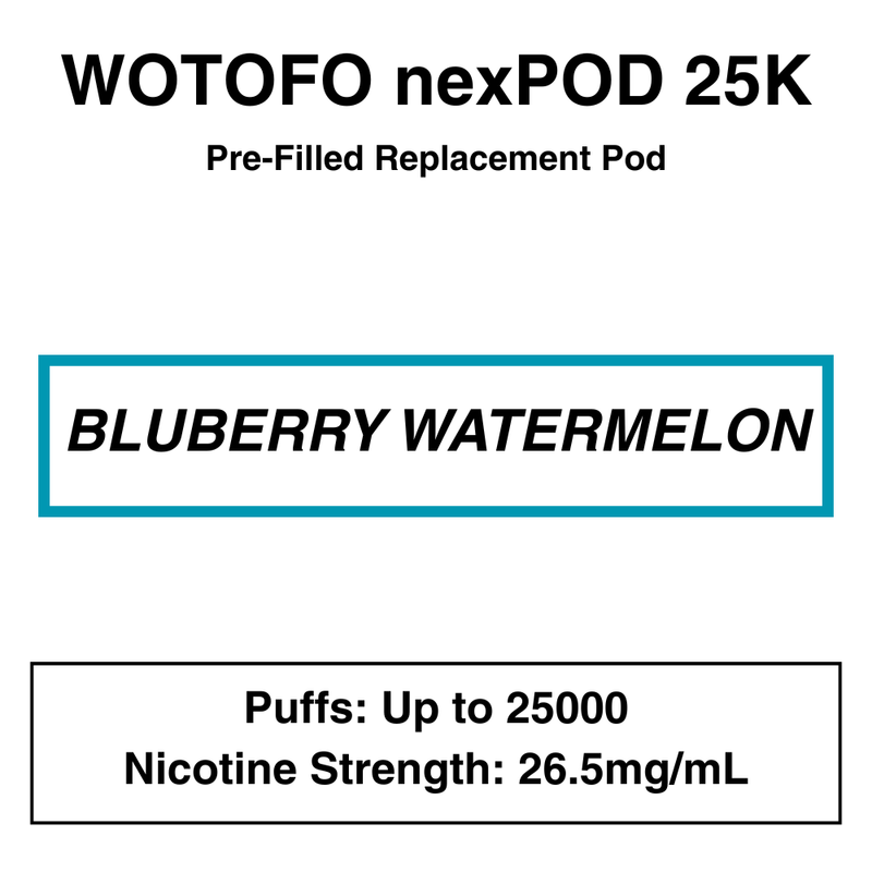Wotofo Nexpod 25K Pre-Filled Pod Vape - NZ Vapez 