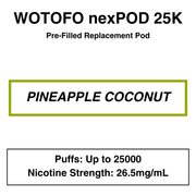 Wotofo Nexpod 25K Pre-Filled Pod Vape - NZ Vapez 