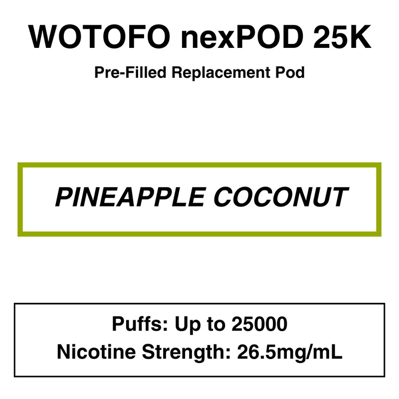 Wotofo Nexpod 25K Pre-Filled Pod Vape - NZ Vapez 