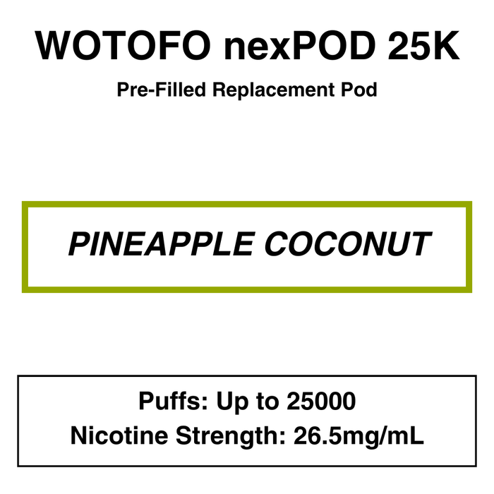 Wotofo Nexpod 25K Pre-Filled Pod Vape - NZ Vapez 