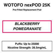 Wotofo Nexpod 25K Pre-Filled Pod Vape - NZ Vapez 