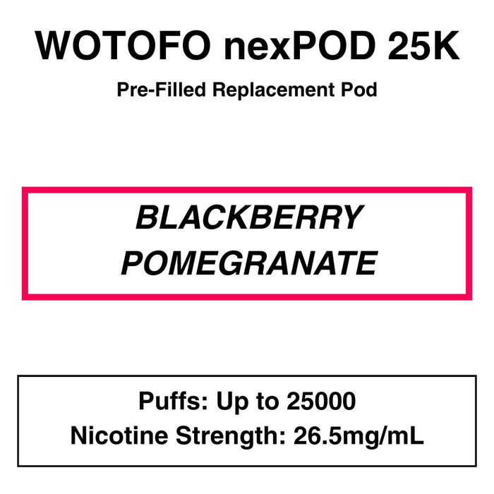 Wotofo Nexpod 25K Pre-Filled Pod Vape - NZ Vapez 