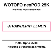 Wotofo Nexpod 25K Pre-Filled Pod Vape - NZ Vapez 