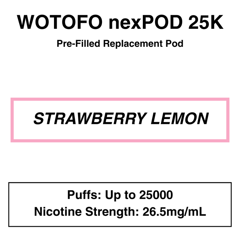 Wotofo Nexpod 25K Pre-Filled Pod Vape - NZ Vapez 