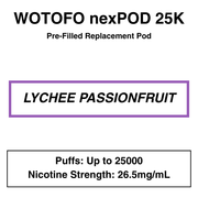 Wotofo Nexpod 25K Pre-Filled Pod Vape - NZ Vapez 