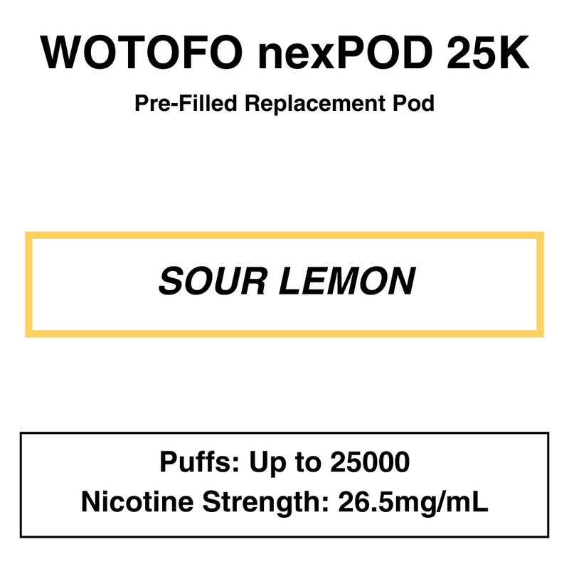 Wotofo Nexpod 25K Pre-Filled Pod Vape - NZ Vapez 
