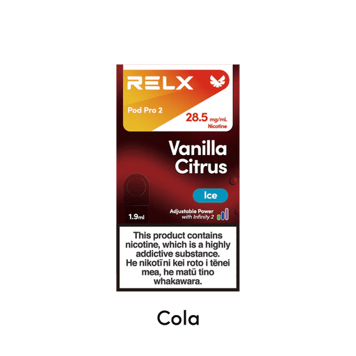 RELX Pod Pro 2- Vanilla Citrus | Cola - NZ Vapez 