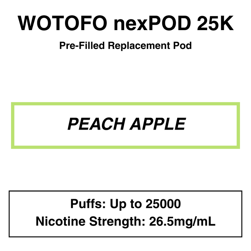 Wotofo Nexpod 25K Pre-Filled Pod Vape - NZ Vapez 