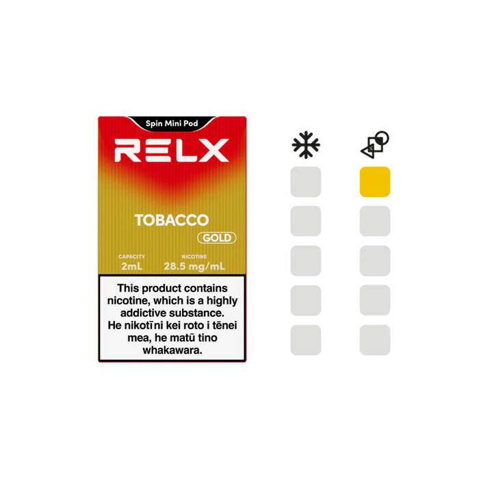 Tobacco Gold |  RELX Spin Pod