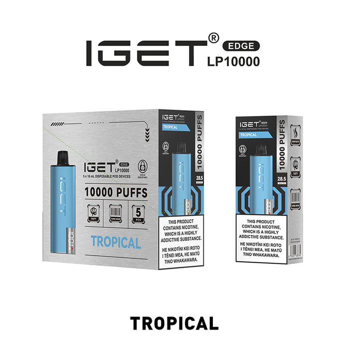 IGET EDGE 10000 PUFFS STARTER KIT - NZ Vapez 