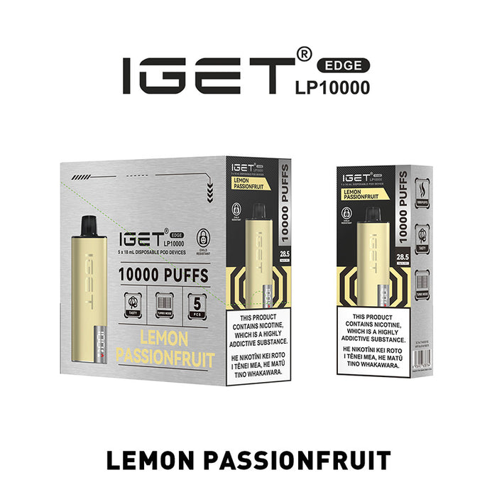 IGET EDGE 10000 PUFFS STARTER KIT - NZ Vapez 