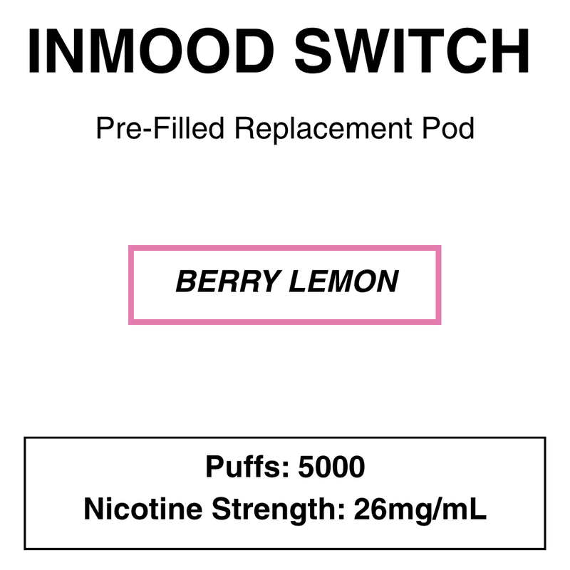 INMOOD Switch Replacement Pods -26mg (4%) - NZ Vapez 