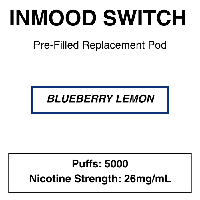 INMOOD Switch Replacement Pods -26mg (4%)