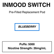 INMOOD Switch Replacement Pods -26mg (4%) - NZ Vapez 
