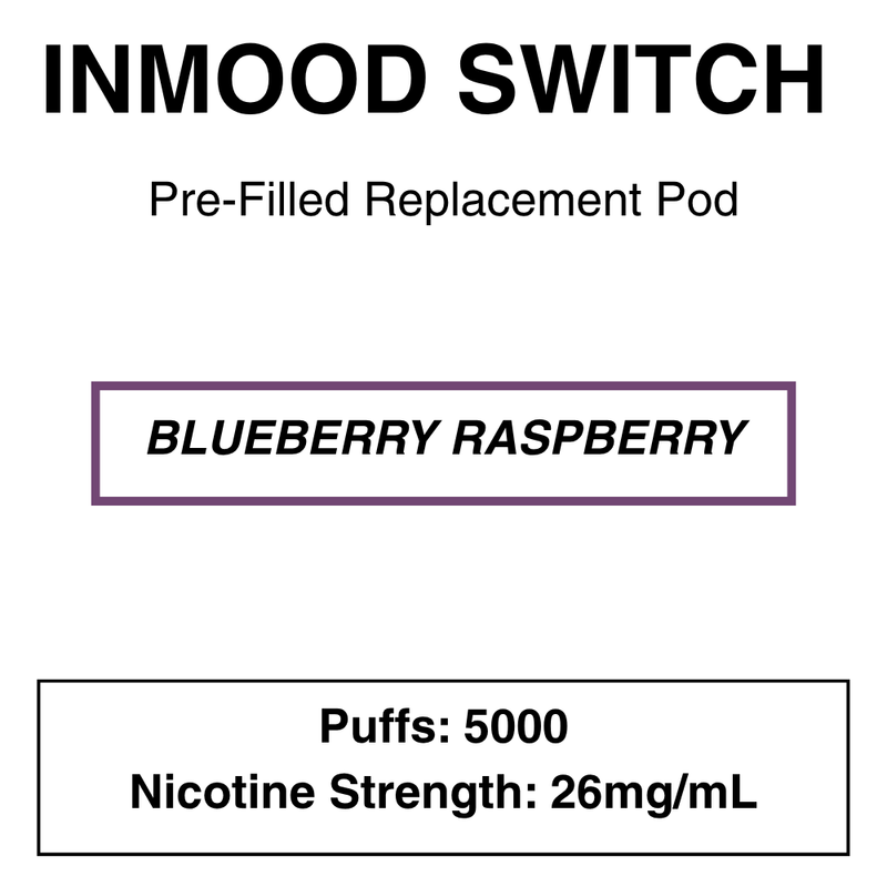 INMOOD Switch Replacement Pods -26mg (4%) - NZ Vapez 
