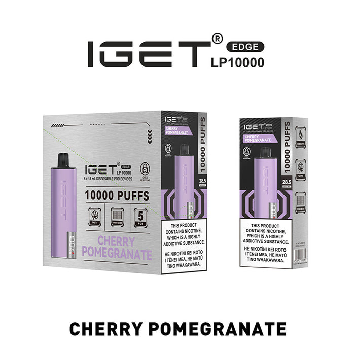 IGET EDGE 10000 PUFFS STARTER KIT - NZ Vapez 