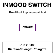 INMOOD Switch Replacement Pods -26mg (4%) - NZ Vapez 