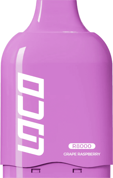 Loco R8000 Grape Raspberry - NZ Vapez 