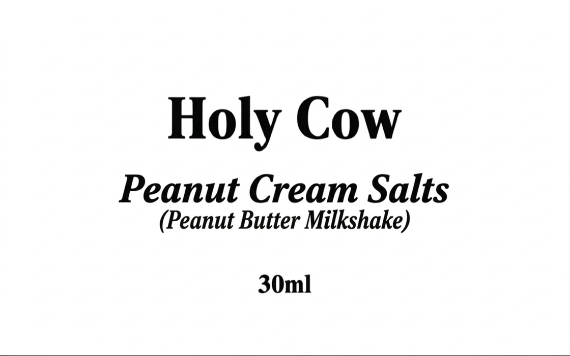Holy Cow | Peanut Cream (Peanut Butter Milkshake) | 30ml - NZ Vapez 