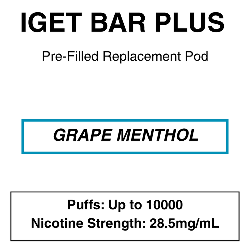 IGET BAR PLUS POD 3.0 | 10000 Puffs (New!) - NZ Vapez 