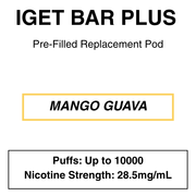 IGET BAR PLUS POD 3.0 | 10000 Puffs (New!) - NZ Vapez 