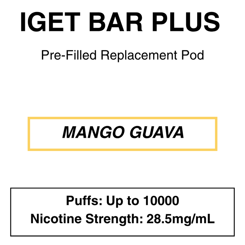 IGET BAR PLUS POD 3.0 | 10000 Puffs (New!) - NZ Vapez 