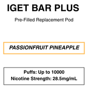 IGET BAR PLUS POD 3.0 | 10000 Puffs (New!) - NZ Vapez 