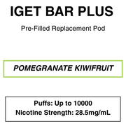 IGET BAR PLUS POD 3.0 | 10000 Puffs (New!) - NZ Vapez 