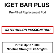 IGET BAR PLUS POD 3.0 | 10000 Puffs (New!) - NZ Vapez 