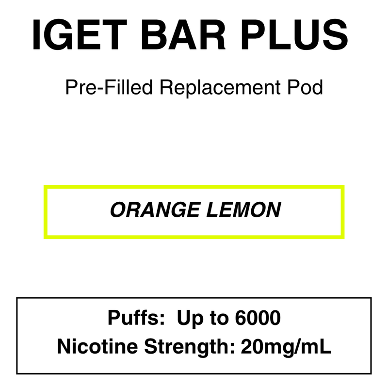IGET BAR PLUS Replacement Pods | 6000 Puffs - NZ Vapez 