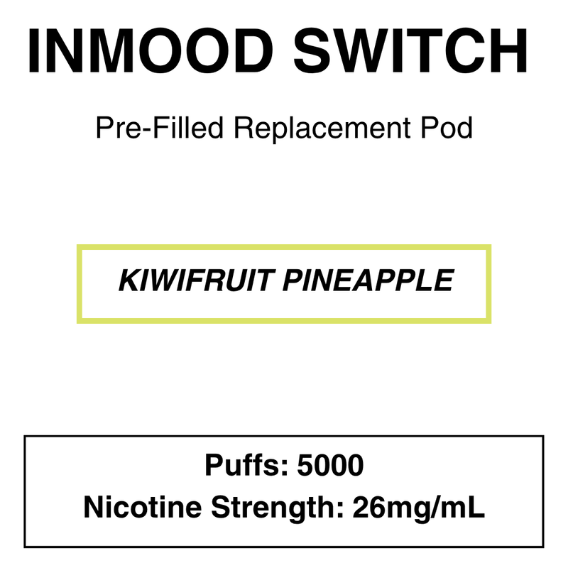INMOOD Switch Replacement Pods -26mg (4%) - NZ Vapez 