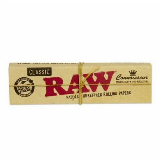 RAW Classic Rolling Paper with Tips 110mm - NZ Vapez 