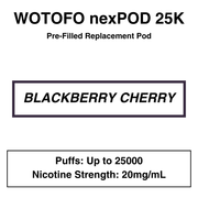 Wotofo Nexpod 25K Pre-Filled Pod Vape - NZ Vapez 