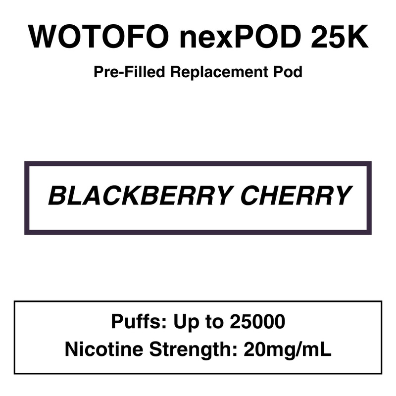 Wotofo Nexpod 25K Pre-Filled Pod Vape - NZ Vapez 