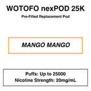 Wotofo Nexpod 25K Pre-Filled Pod Vape - NZ Vapez 