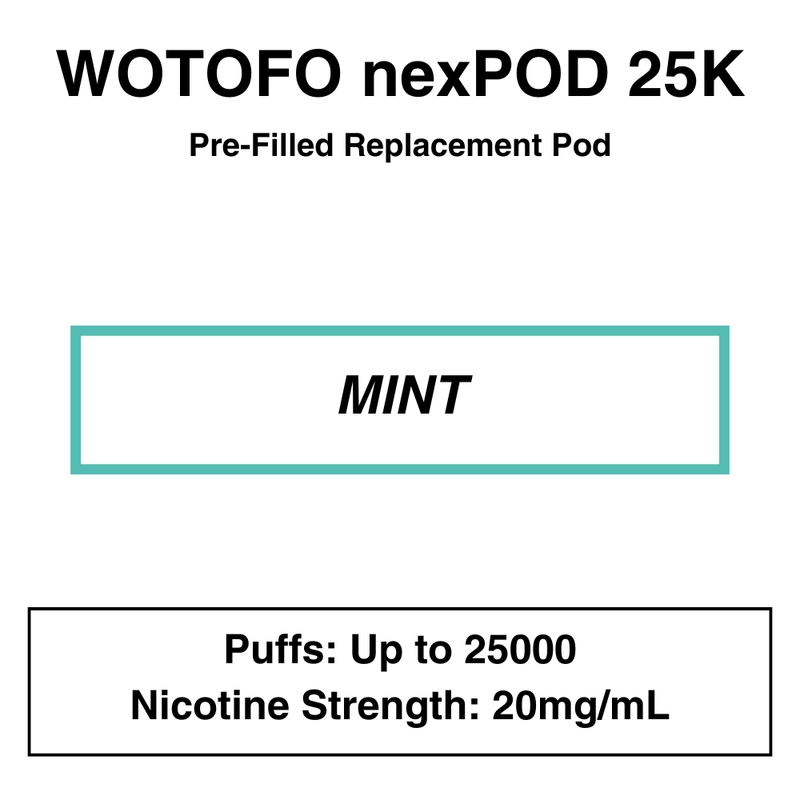 Wotofo Nexpod 25K Pre-Filled Pod Vape - NZ Vapez 