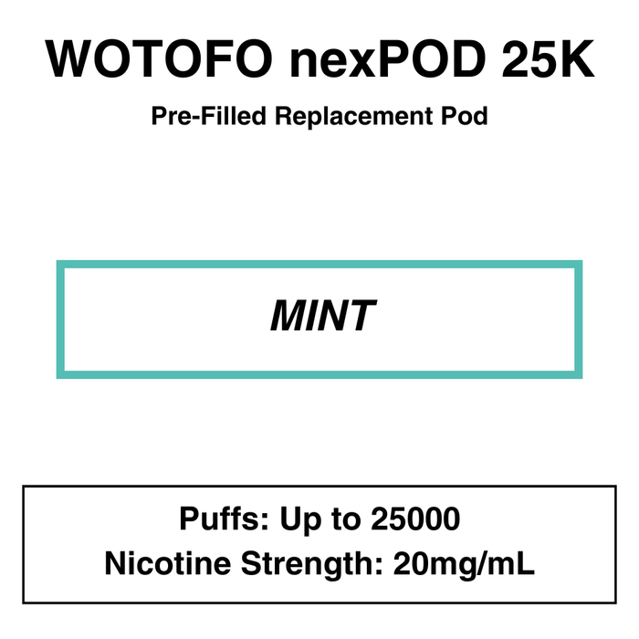 Wotofo Nexpod 25K Pre-Filled Pod Vape - NZ Vapez 