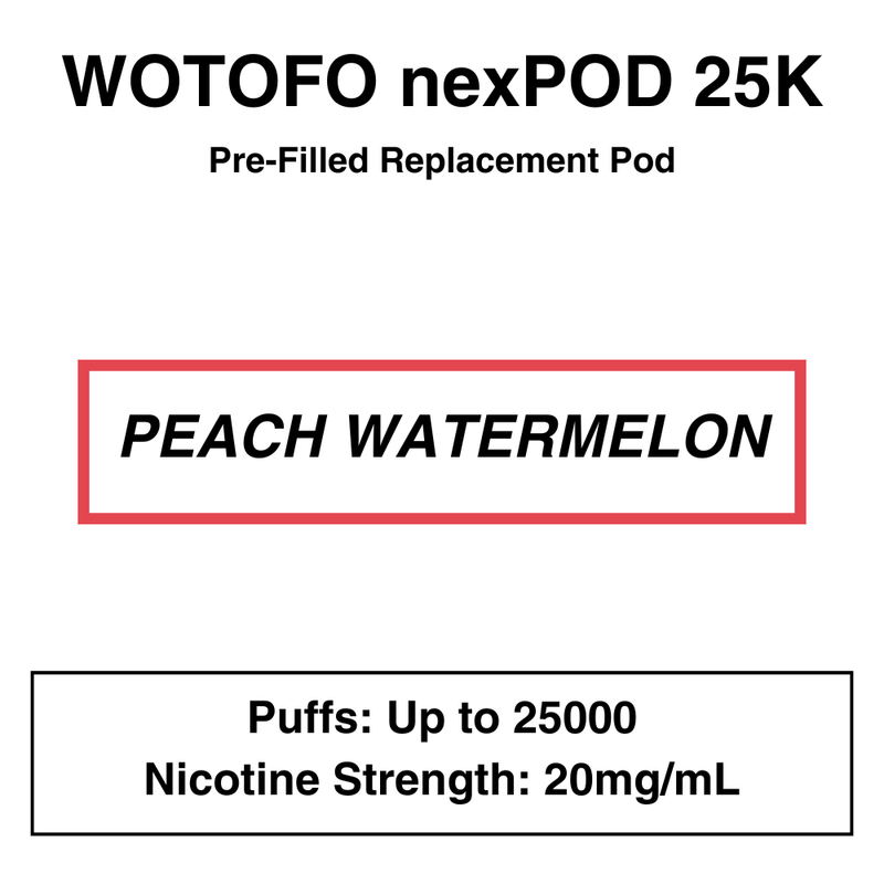 Wotofo Nexpod 25K Pre-Filled Pod Vape - NZ Vapez 