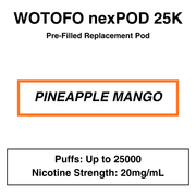 Wotofo Nexpod 25K Pre-Filled Pod Vape - NZ Vapez 