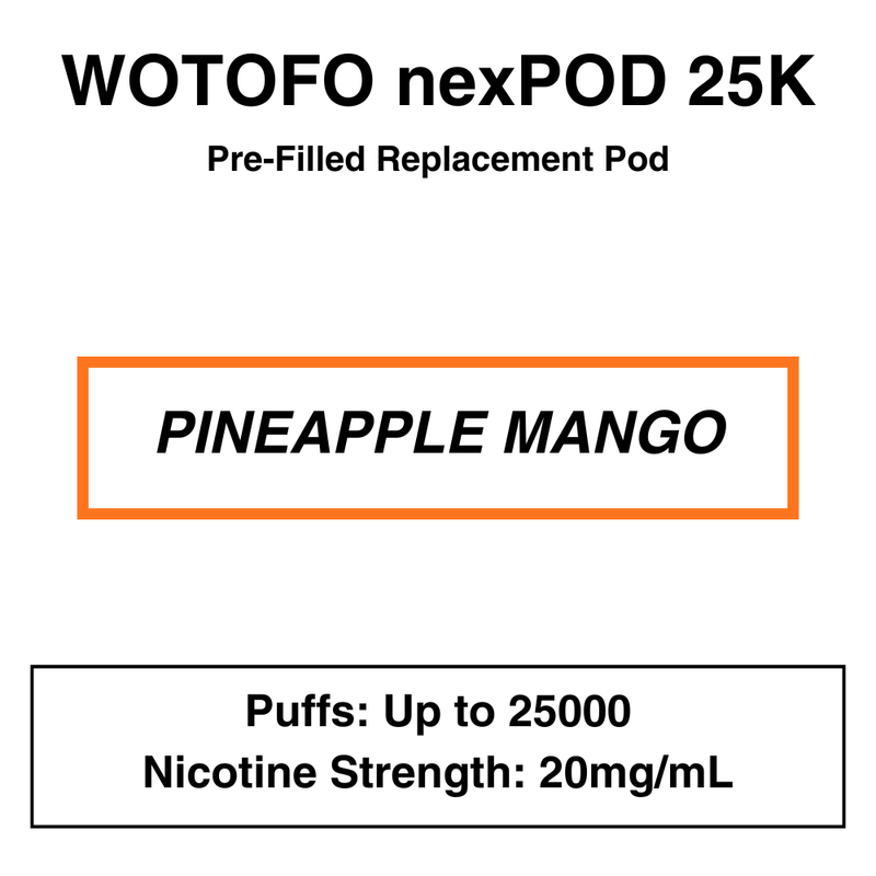 Wotofo Nexpod 25K Pre-Filled Pod Vape - NZ Vapez 