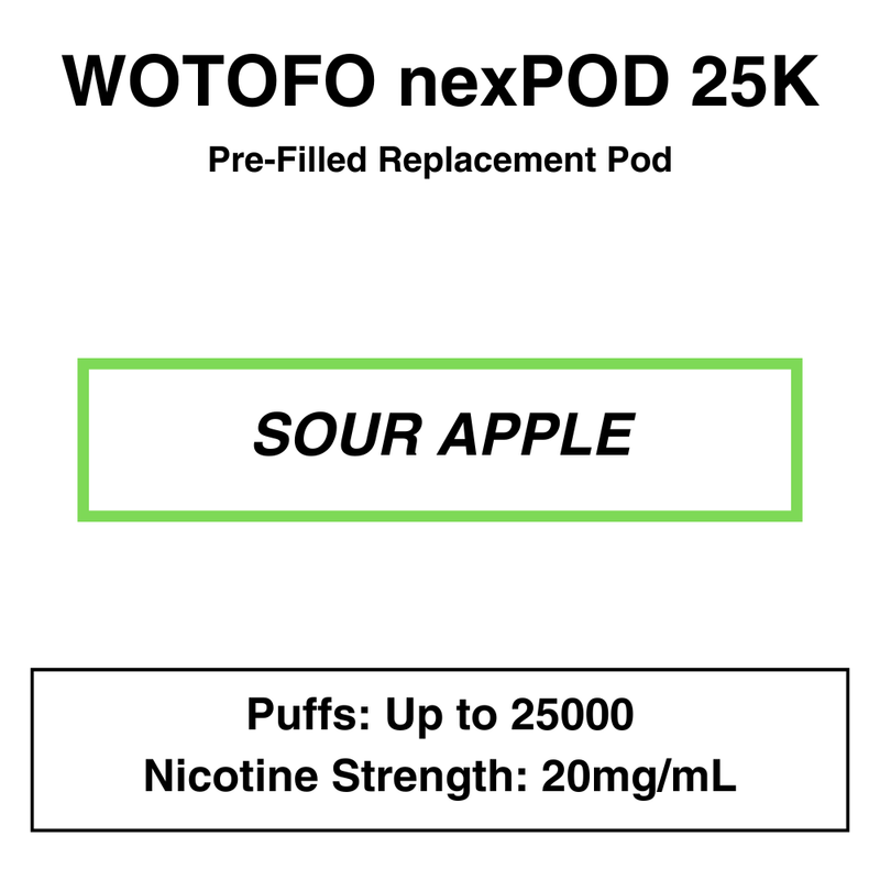 Wotofo Nexpod 25K Pre-Filled Pod Vape - NZ Vapez 